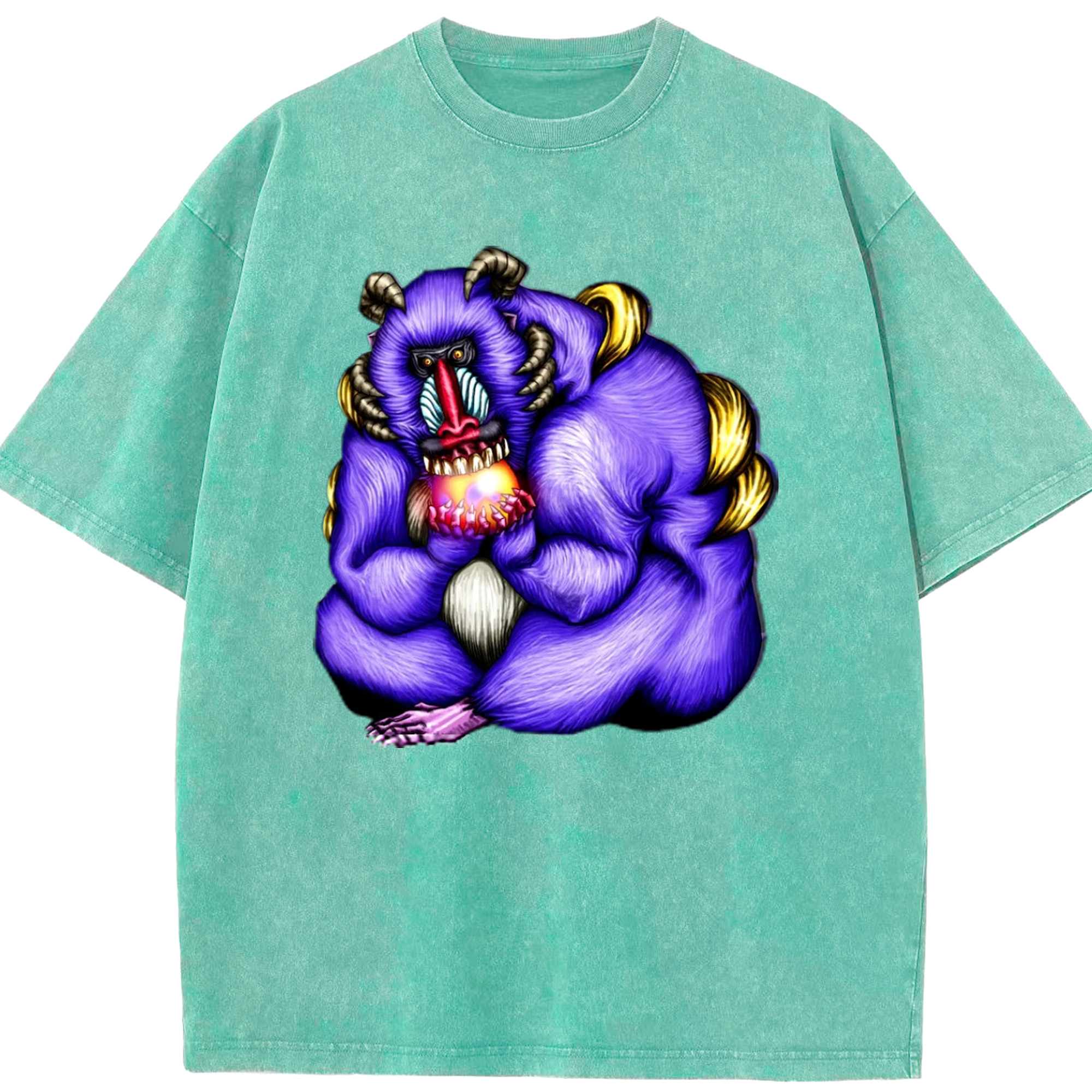 （画像用） 遊☆戯☆王 Yu-Gi-Oh! 綿100% ヴィンテージ風 半袖Tシャツ（フロントプリント）